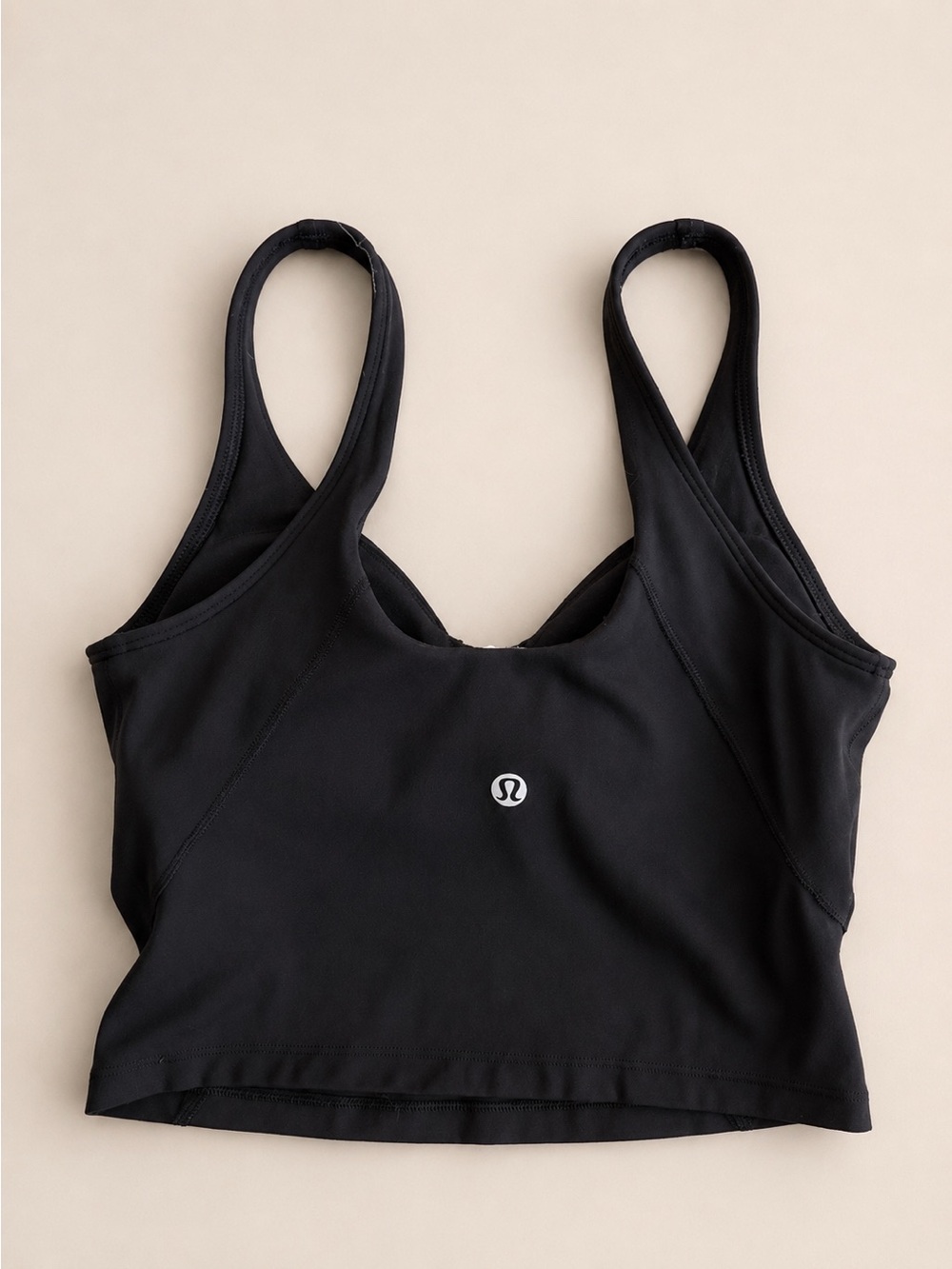 Lululemon Align Tank Top Built in Bra Black Size 4 Removable Pads - Picture 2 of 2